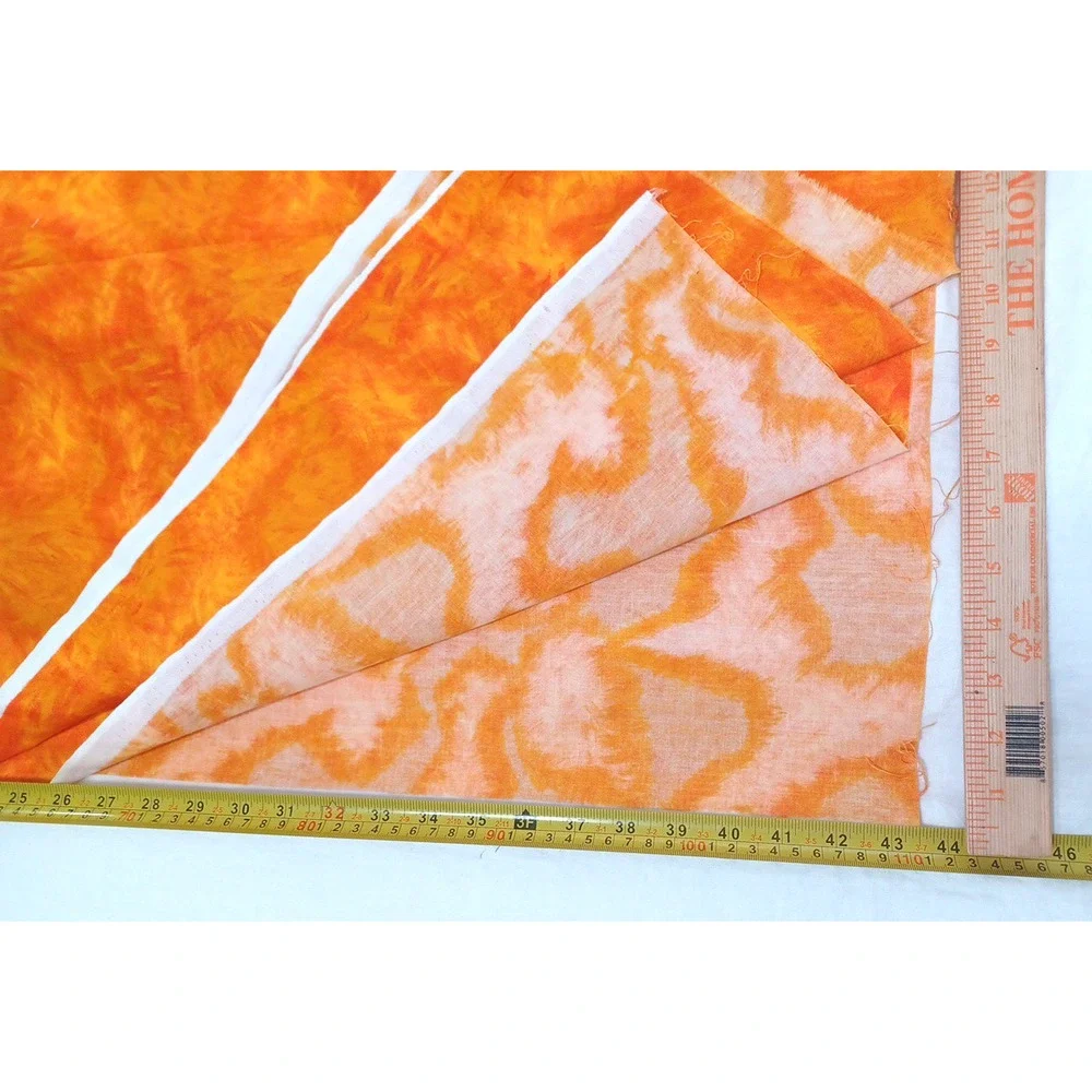 Earth Series Swirl Orange Sewing Craft Quilt Fabric 1 Pc 86